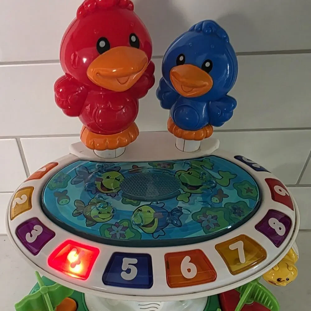 Fisher Price Bird Bath Toy Laugh And Learn - Complete & Working!